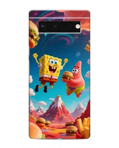 Чохол для Google Pixel 6 з картинкою «Космічний фастфуд»