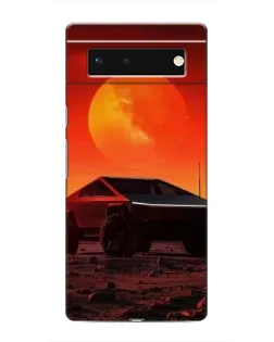 Чохол для Google Pixel 6 з картинкою «Cybertruck на Марсі»