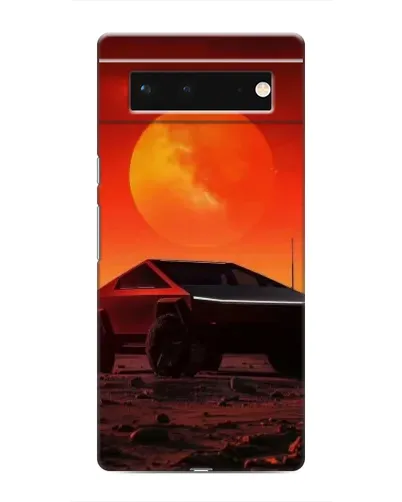 Чохол для Google Pixel 6 з картинкою «Cybertruck на Марсі»