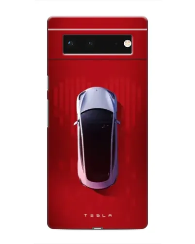 Чохол для Google Pixel 6 з картинкою «Tesla Top View»