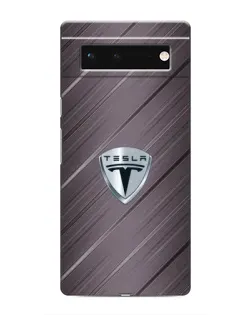 Чохол для Google Pixel 6 з картинкою «Металева текстура Tesla»
