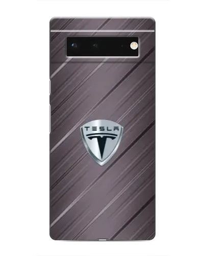 Чохол для Google Pixel 6 з картинкою «Металева текстура Tesla»