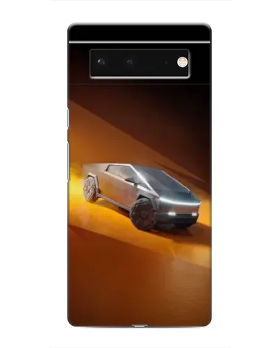 Чохол для Google Pixel 6 з картинкою «Cybertruck у пустелі»