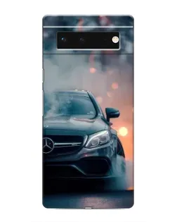 Чохол для Google Pixel 6 з картинкою «Mercedes — нічне місто»