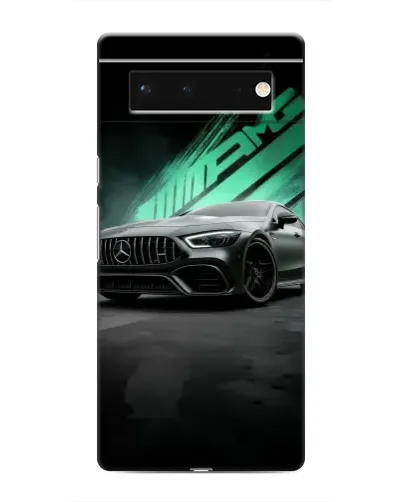 Чохол для Google Pixel 6 з картинкою «Темний Mercedes AMG»