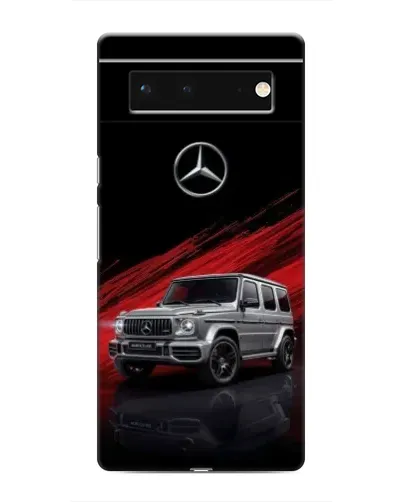 Чохол для Google Pixel 6 з картинкою «Mercedes G-Class червоний»