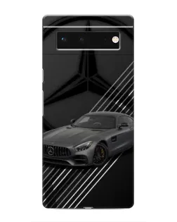 Чохол для Google Pixel 6 з картинкою «Mercedes AMG — графіка»
