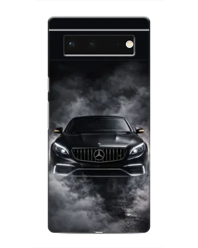 Чохол для Google Pixel 6 з картинкою «Mercedes у диму»