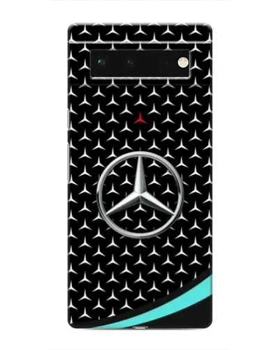 Чохол для Google Pixel 6 з картинкою «Mercedes — бірюзовий акцент»
