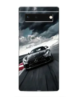 Чохол для Google Pixel 6 з картинкою «Гоночний Mercedes AMG»