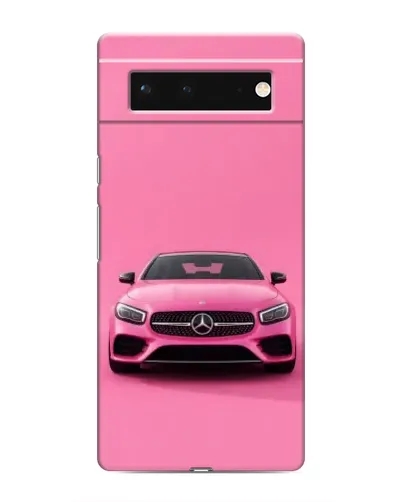 Чохол для Google Pixel 6 з картинкою «Рожевий Mercedes AMG»