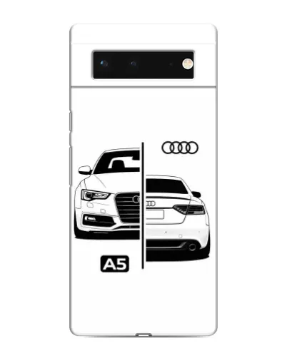 Чохол для Google Pixel 6 з картинкою «Audi — контрастний дизайн»