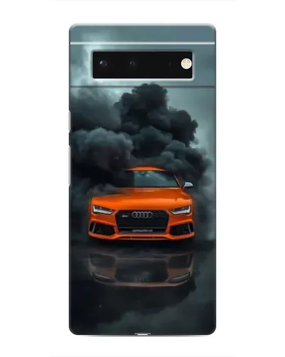 Чохол для Google Pixel 6 з картинкою «Audi у хмарах диму»