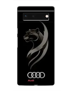 Чохол для Google Pixel 6 з картинкою «Графіка — пантера та Audi»