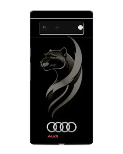 Чохол для Google Pixel 6 з картинкою «Графіка — пантера та Audi»