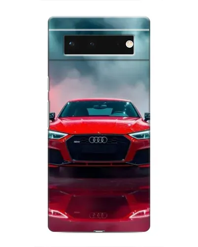 Чохол для Google Pixel 6 з картинкою «Audi RS — червоний стиль»