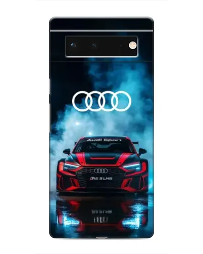 Чохол для Google Pixel 6 з картинкою «Audi Sport — неон»