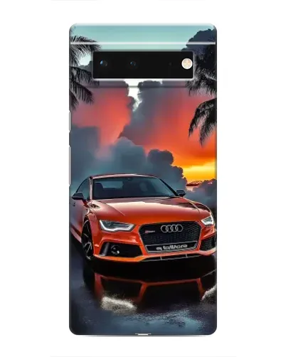 Чохол для Google Pixel 6 з картинкою «Audi — захід сонця»