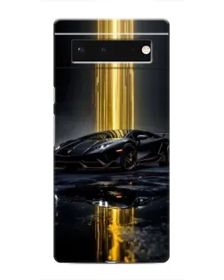 Чохол для Google Pixel 6 з картинкою «Нічний Lamborghini драйв»