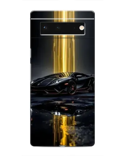 Чохол для Google Pixel 6 з картинкою «Нічний Lamborghini драйв»