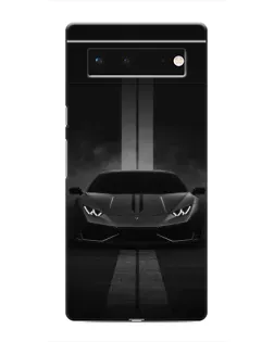 Чохол для Google Pixel 6 з картинкою «Lamborghini симетрія доріг»