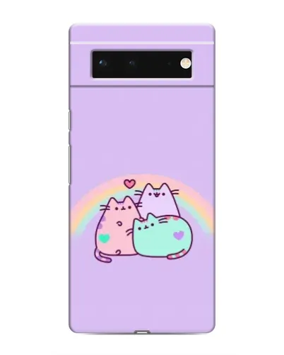 Чохол для Google Pixel 6 з картинкою «Веселкові Пушини»