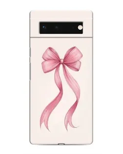 Чехол для Google Pixel 6 с картинкой «Розовый бант»