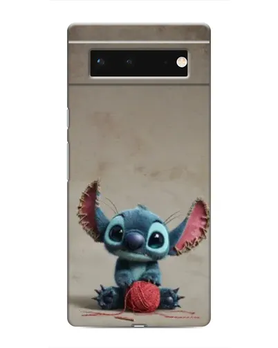 Чохол для Google Pixel 6 з картинкою «Стіч на чоричневому фоні»