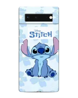Чохол для Google Pixel 6 з картинкою «Stitch серед квітів»