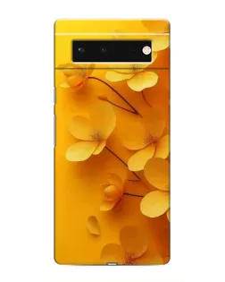 Чохол для Google Pixel 6 з картинкою «Золоті пелюстки»