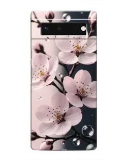 Чохол для Google Pixel 6 з картинкою «Ніжня сакура та краплі»