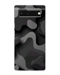 Чохол для Google Pixel 6 з картинкою «Темний абстрактний камуфляж»