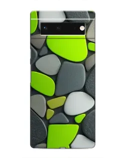 Чохол для Google Pixel 6 з картинкою «Яскрава неонова галька»