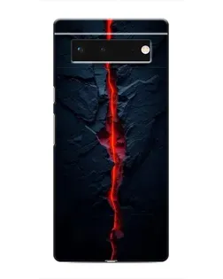 Чохол для Google Pixel 6 з картинкою «Червона лавова тріщина»