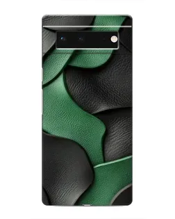 Чохол для Google Pixel 6 з картинкою «Зелені шкіряні хвилі»
