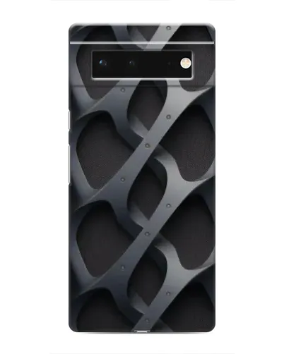 Чохол для Google Pixel 6 з картинкою «Об'ємне сіре плетіння»
