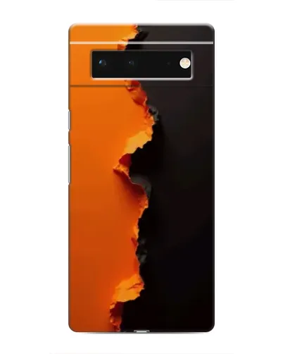 Чохол для Google Pixel 6 з картинкою «Помаранчевий розлом»