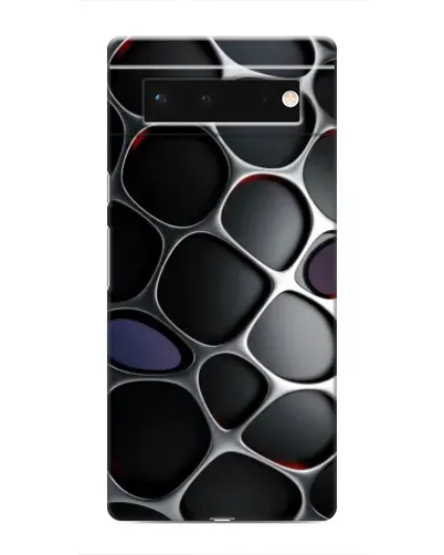 Чохол для Google Pixel 6 з картинкою «Об'ємна темна решітка»