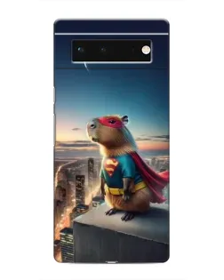 Чохол для Google Pixel 6 з картинкою «Капі-мен супергерой»