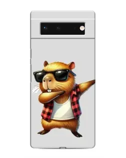 Чохол для Google Pixel 6 з картинкою «Капібара репер даб»