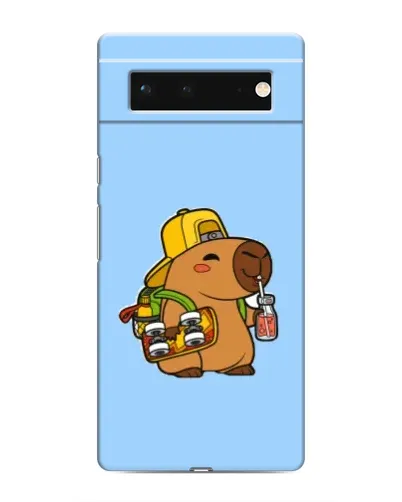 Чохол для Google Pixel 6 з картинкою «Капібара на скейті»
