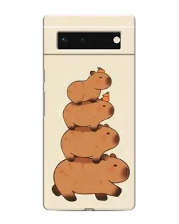 Чохол для Google Pixel 6 з картинкою «Вежа з капібар»
