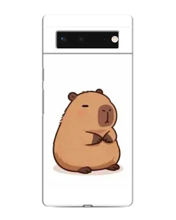 Чохол для Google Pixel 6 з картинкою «Товстенька капібара»