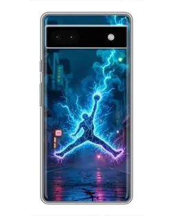 Чохол для Google Pixel 6a з картинкою «Jordan Gold Jumpman»
