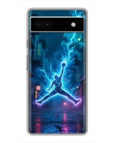Чохол для Google Pixel 6a з картинкою «Jordan Gold Jumpman»