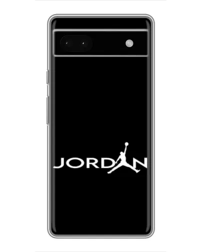 Чохол для Google Pixel 6a з картинкою «Jordan White Logo»