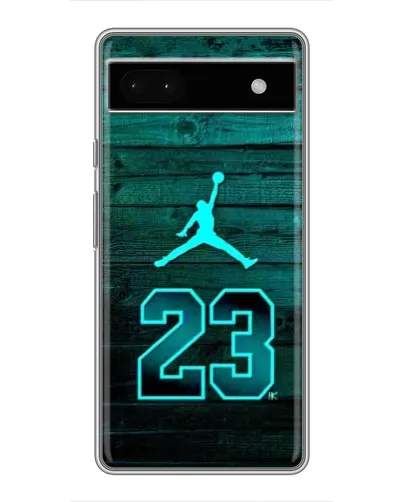 Чохол для Google Pixel 6a з картинкою «Jordan Cyan 23»
