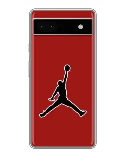 Чохол для Google Pixel 6a з картинкою «Jordan Red Back»