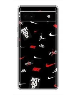 Чохол для Google Pixel 6a з картинкою «Nike Mix Pattern»