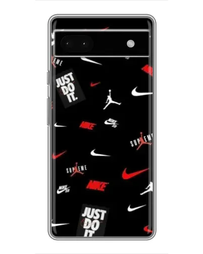 Чохол для Google Pixel 6a з картинкою «Nike Mix Pattern»